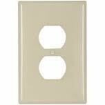 Eaton 2142V-BOX Jumbo Ivory Duplex Thermoset Receptacl