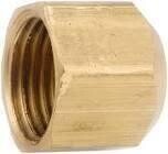 Anderson Metals 754040-06 Brass Flare Cap, 3/8&quot;
