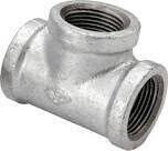 ProSource 11A-1/4G Galv. Steel Pipe Tee, 1/4&quot;