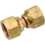 Anderson Metals 754070-10 Brass Swivel Flare Connector, 5/8&quot;