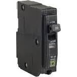 Square D QO115CP Circuit Breaker, 15A 1-Pole