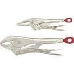 Milwaukee 10&quot; Curved Jaw &amp; 6&quot; Long Nose Locking Pliers Kit