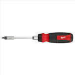 Milwaukee Ratcheting Mult-Bit Driver, Hex, Torx, Slotted, Square, Phillips &amp; Nut Driver