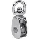 Baron 0173ZD-1-1/2 Swivel Rope Pulley, 1-1/2&quot;