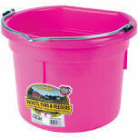 Hot-Pink Flat-Back Bucket, 8-Qt
