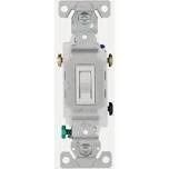 Eaton 1303-7W White 3-Way Light Switch