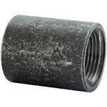 ProSource BSC50 Black Steel Pipe Coupler, 2&quot;