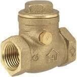 B&amp;K ProLine 101-005NL Brass Swinging Check Valve,  1&quot;