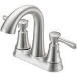Boston Harbor F51B0035NP Brushed Nickel High Arch 2-Lever Lavatory Faucet w/Pop-Up
