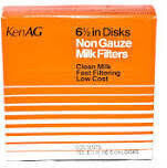 KenAg Non-Gauze Disc Filters, 6-1/2" 100Pk