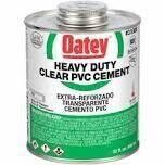 Oatey 31008 Heavy Duty Clear PVC Cement, 32oz