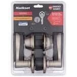 Kwikset 690BL-15PCP Satin Nickel Lever Lockset/Dead Bolt