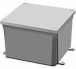 Carlon E989R Gray PVC Junction Box, 12&quot;X12&quot;X6&quot;, Surface Mounting