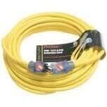 Yellow Pro-Style Extension Cord, 12/3X50&#39;