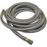 PlumbPak PP25529 SS Ice Maker Connection Hose, 1/4CX120&quot;