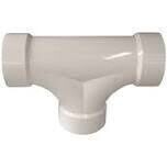 CANPLAS 193723 PVC DWV 2-Way Tee, 3&quot;
