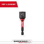Milwaukee 49-66-4537 Shockwave Mag. NutDriver, 1/2&quot;X2-9/16&quot;