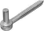 National N130-112 Gate Screw Hook, 1/2&quot;X4&quot;