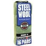 Homax 106604-06 Medium Steel Wool Pads  16Pk