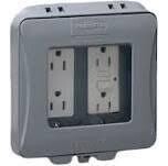 TAYMAC ML2500G External Expanding In Use Cover, 2-Gang, Gray