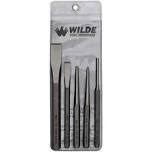 Wilde Punch &amp; Chisel Set,  5Pc US-Made