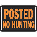 HY-KO 812 Hy-Glo &#39;Posted&#39; Sign