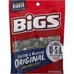 Bigs 500915 Original Sunflower Seeds Salt&amp;Rstd, 5.35Oz