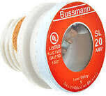 Bussman BP/SL-20 Tamper Proof Plug Fuse, 20A  3Pk