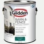 PPG Glidden GLBFEX10WH-1 White Latex Barn/Fence Paint, 1Gal