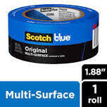 Scotch Blue 2090-48A Blue Masking Tape, 2&quot;X60Yd