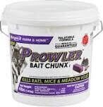 Motomco 22294 Prowler Rat Bait Chunks, 4Lb