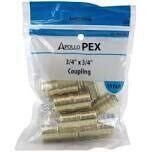 Apollo APXC3410PK Brass Pex Couplers, 3/4&quot;  10pk