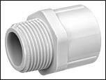 LASCO 436007BC PVC Sch40 Male Adaptor, 3/4&quot;