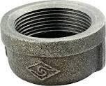 ProSource 18-2B Black Steel Pipe Cap,  2&quot;