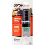 Devcon 20845 Clear 5-Minute Epoxy, 0.84 fl-oz