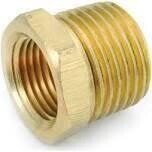 Anderson Metals 756110-0602 Brass Pipe Bushing, 3/8&quot;X1/8&quot;