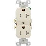 Eaton TR370LA Light Almond Tamper Resistant Duplex Receptacle, 20A, 125V