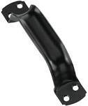 N100-289 Door Pull, 6-3/4&quot; Black