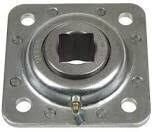 Square Flange Disc Bearing, 1-1/8" Square Bore