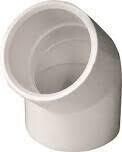 LASCO 417012BC PVC Sch40 Ell, 1-1/4&quot; 45Deg
