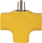 PowerZone ORAD0200 Yellow 90 Degree Triple Tap