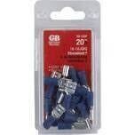 GB 20-143F Blue Female Disconnect Wire Terminal, 16-14Ga, 20Pk