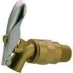 B&amp;K 109-204 Self-Closing Zinc Barrel Faucet, 3/4&quot;