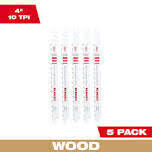 Milwaukee U-Shank Bi-Metal Wood Cutting Jigsaw Blades
