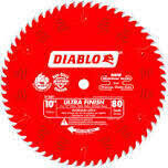 Diablo D1080X Circular Saw Blade, 10&quot; 80T