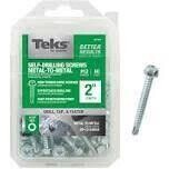 Teks 21348 Hex Head Self-Drilling Screws, #12X2&quot;,  60Pk