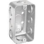Raco 8660 Steel Handy Box, W/1/2&quot;KO, 4&quot;LX2&quot;WX1-7/8&quot;D, 13cu-in