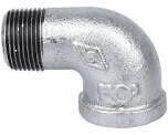 ProSource 6-3/4G Galv. Steel Street Ell, 3/4&quot;