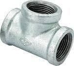 ProSource 11A-3/4X1/2B Galv. Steel Reducing Tee, 3/4&quot;X3/4&quot;X1/2&quot;