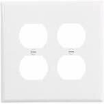 Eaton PJ82W Unbreakable Polycarbonate White 2G Receptacle Cover